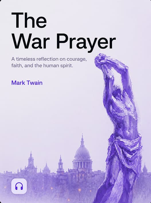 The War Prayer book cover